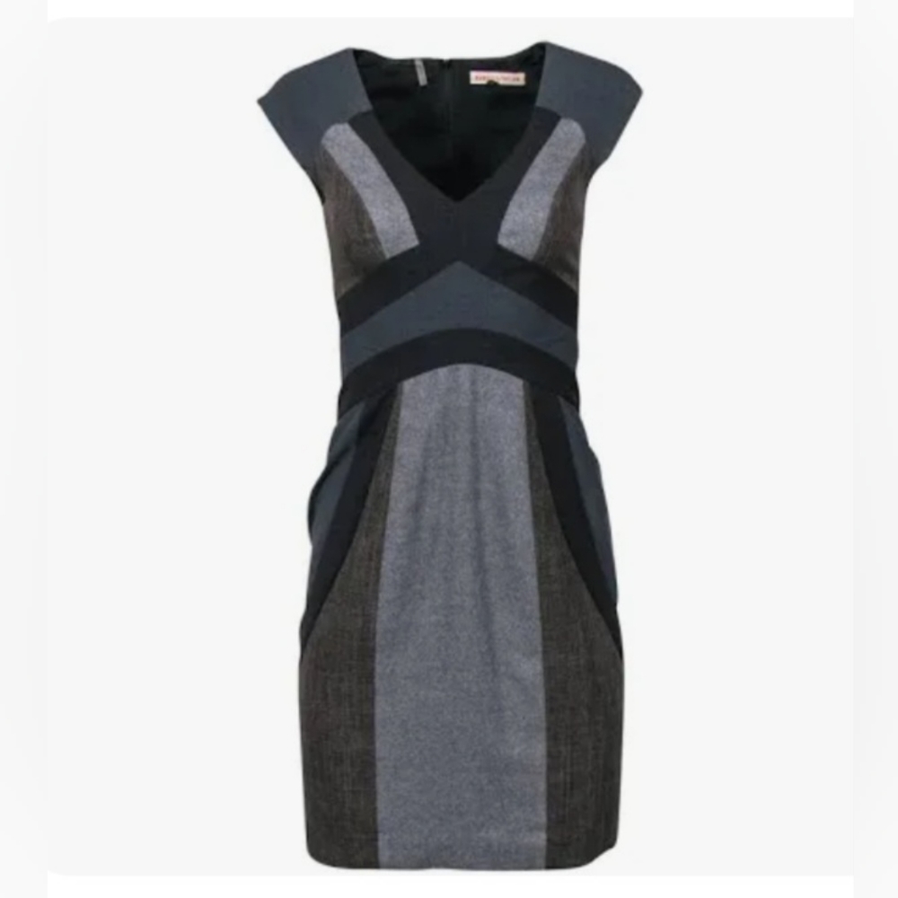 Rebecca Taylor Black and Grey dress size 6